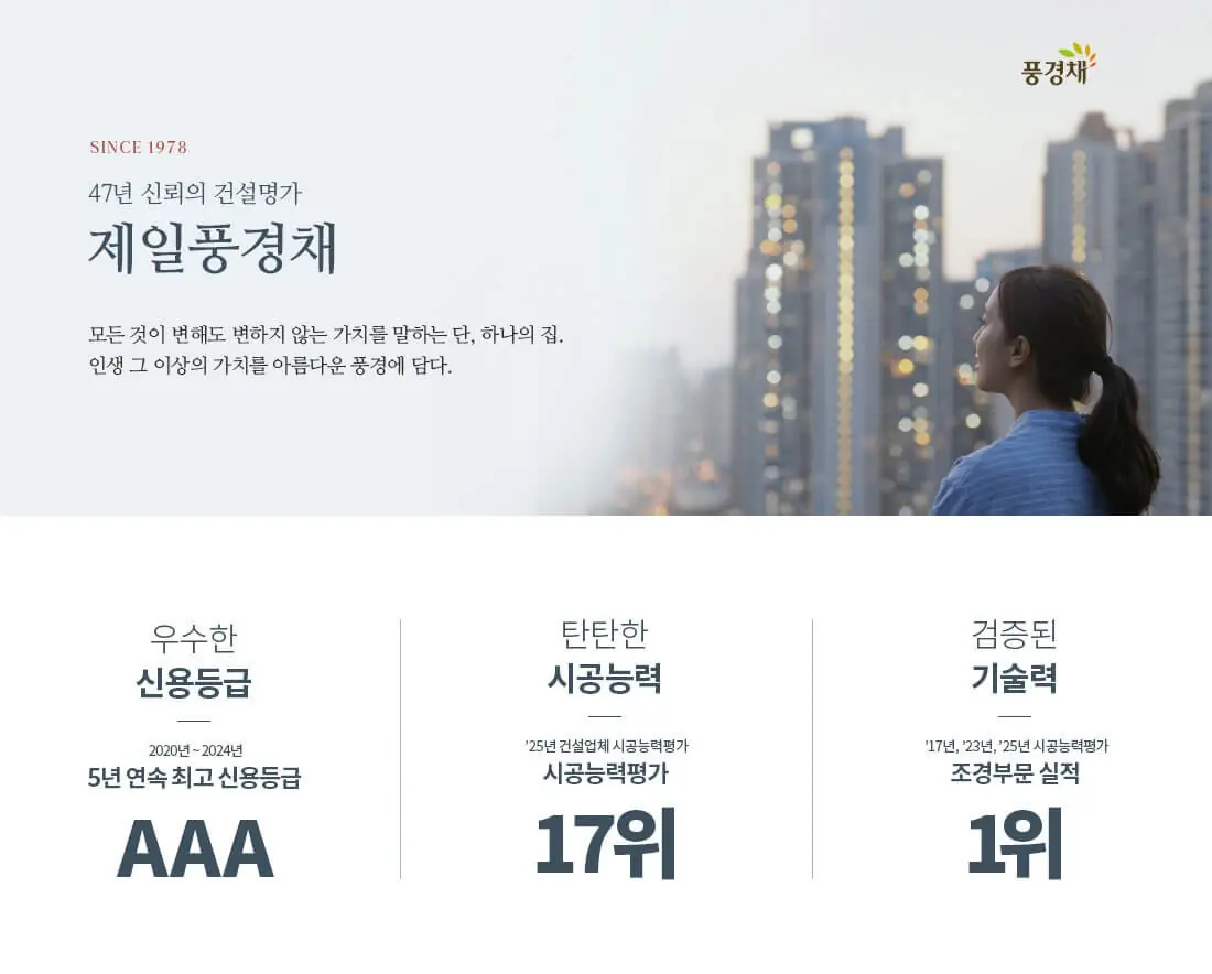 고덕신도시 풍경채 2단지 브랜드소개